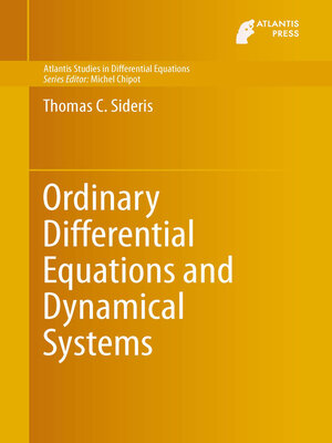 cover image of Ordinary Differential Equations and Dynamical Systems
